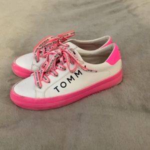 Tommy Hilfiger Pink and White shoes